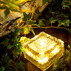 Lorled Long Lasting Ice Cube Solar Lights Solar Brick Lights Best Rated Solar Powered Landscape Lights