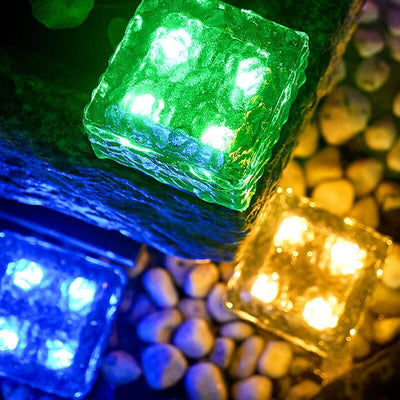 Lorled Solar Cube Lights Super Bright Solar Brick Lights Smart Solar Decorations