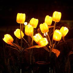 Lorled Tulip Solar Lights Outdoor Waterproof Solar Powered Landscape Lights