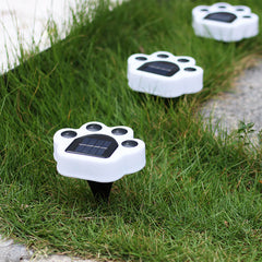 Lorled Solar Powered Colored Outdoor Lights The Best Solar Powered Paw Print Lights