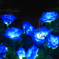 Lorled Best Quality Solar Rose Stake Lights Solar Powered Flower Lights