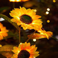 Lorled Solar Sunflower Lights Outdoor Garden Waterproof Colour Changing Garden Lights