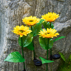 Lorled Sunflower Solar Lights Outdoor Garden Decorative Garden Stakes Home And Garden Solar Lights